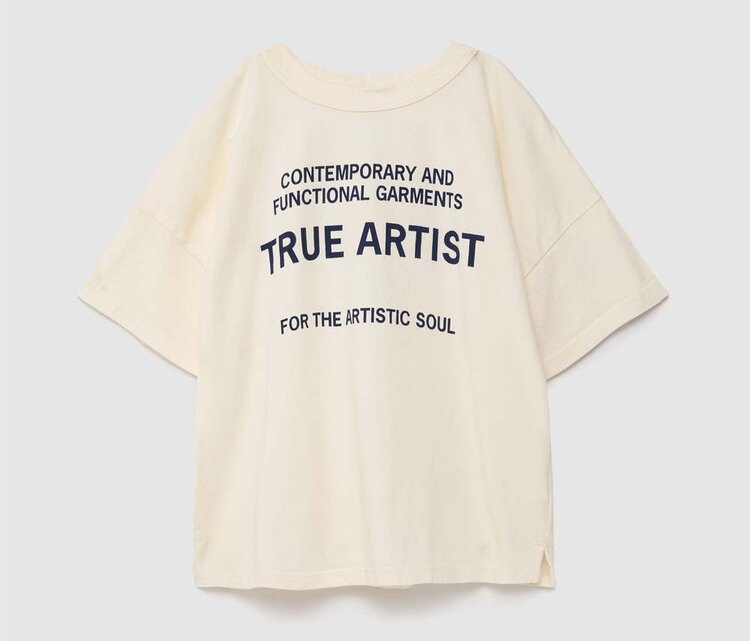 True Artist T-shirt no01 Cannoli Cream