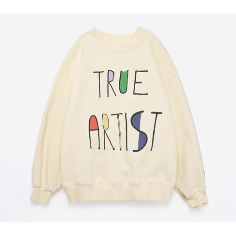 True Artist Sweatshirt no11 Soft Yellow