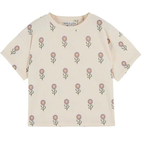 Emile et Ida Tee Shirt Imprime - Margot Creme