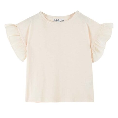 Emile et Ida Tee Shirt Jersey Flamme - Cream