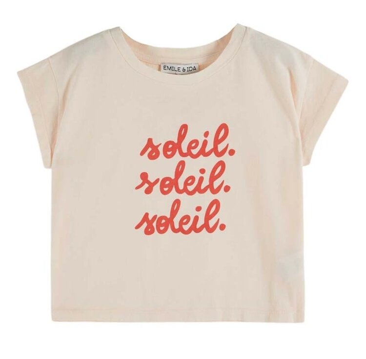 Emile et Ida Tee Shirt Fete Des Meres - Creme