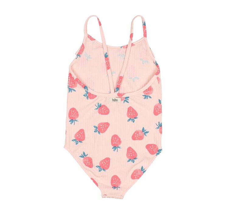 Buho Strawberry Maillot - Cream Pink