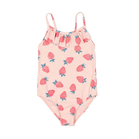 Buho Strawberry Maillot - Cream Pink