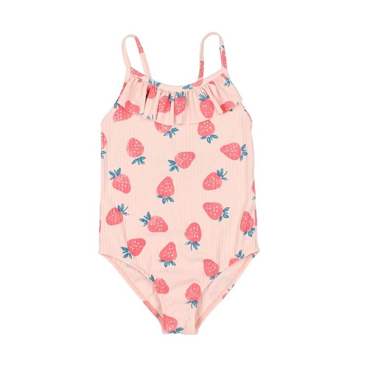 Buho Strawberry Maillot - Cream Pink
