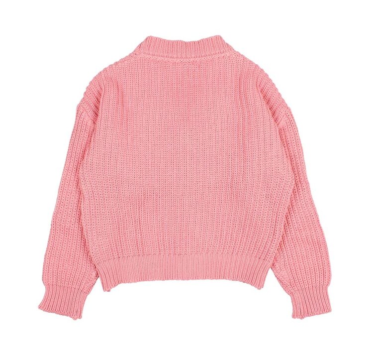 Buho Cotton Cardigan - Sugar Pink