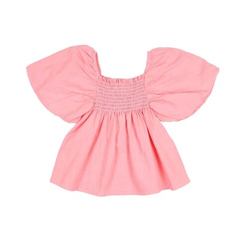 Buho Cotton Top - Sugar Pink