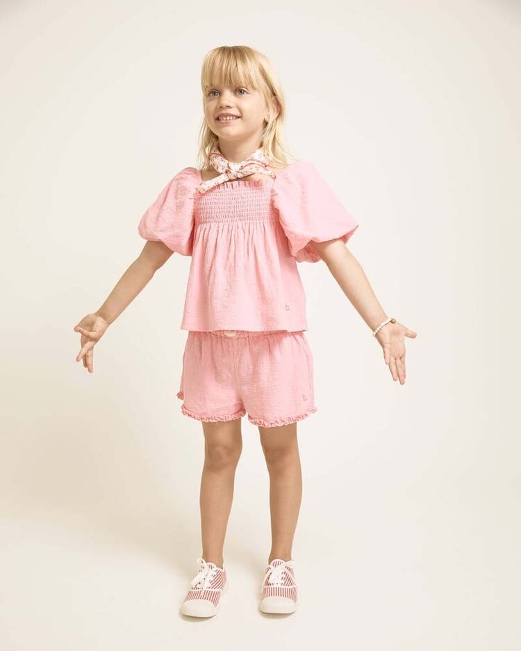 Buho Cotton Top - Sugar Pink