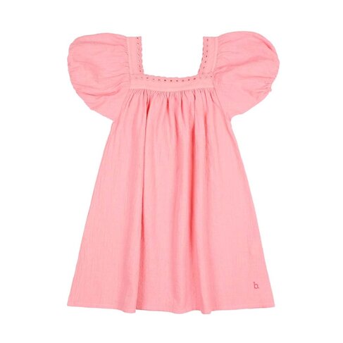 Buho Cotton Lace Dress - Sugar Pink