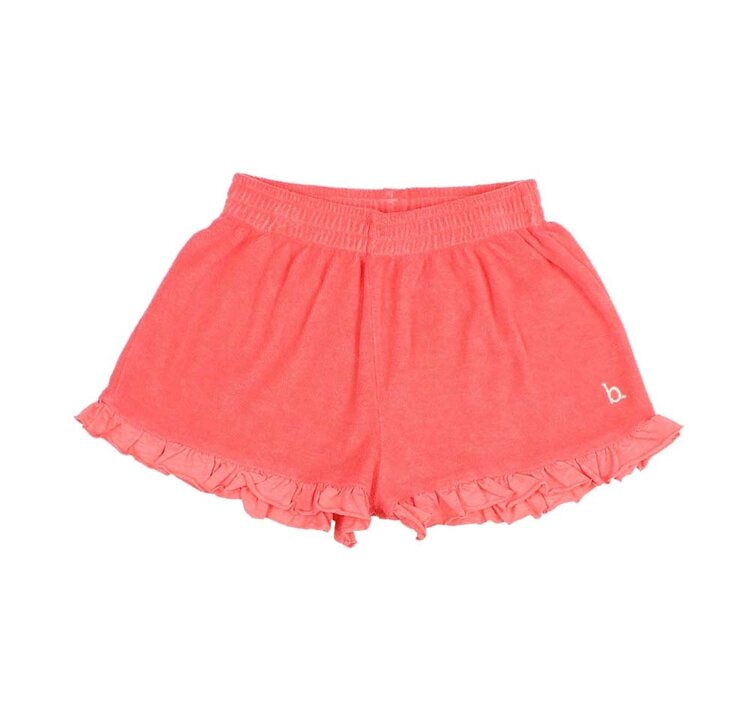 Buho Terry Girly Shorts - Coral