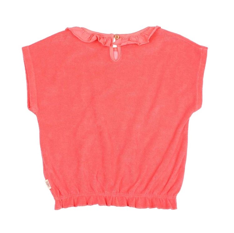 Buho Terry Girly T-shirt - Coral