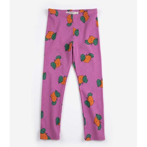 Bobo Choses Tangerine all-over leggings