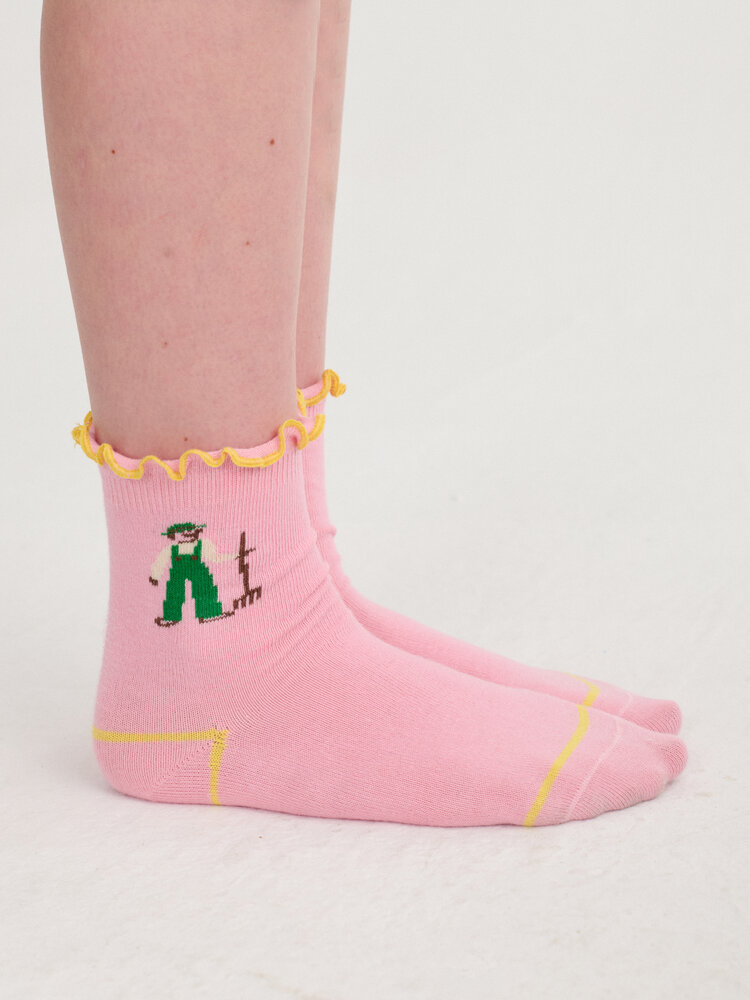 Bobo Choses  Farm Adventure ruffled short socks