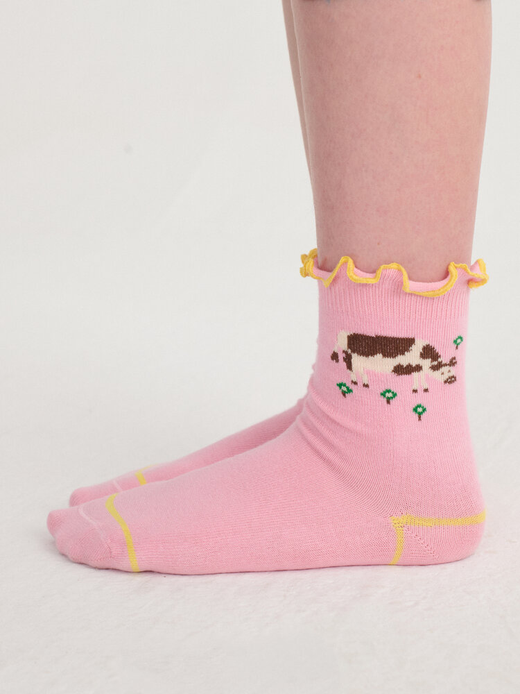 Bobo Choses  Farm Adventure ruffled short socks
