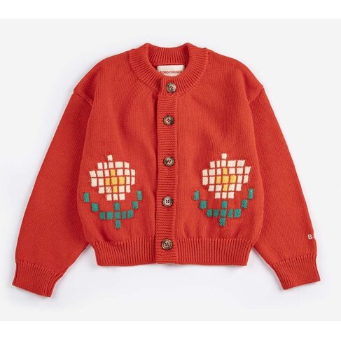 Bobo Choses Pixel Daisy cardigan
