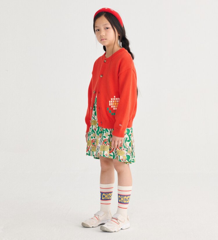 Bobo Choses Pixel Daisy cardigan