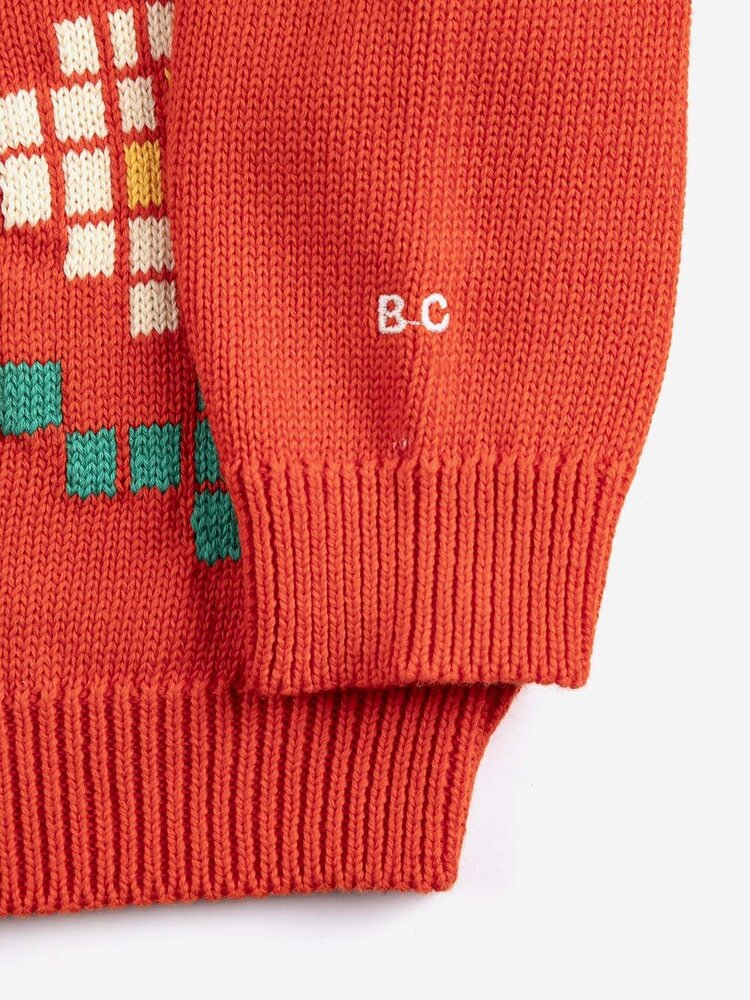 Bobo Choses Pixel Daisy cardigan