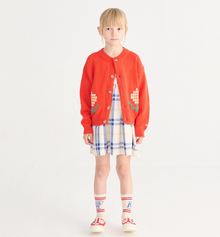 Bobo Choses Pixel Daisy cardigan