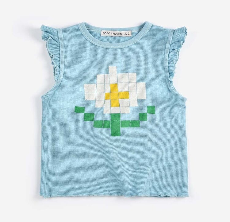 Bobo Choses  Pixel Daisy ruffled top