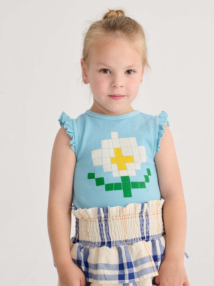 Bobo Choses  Pixel Daisy ruffled top