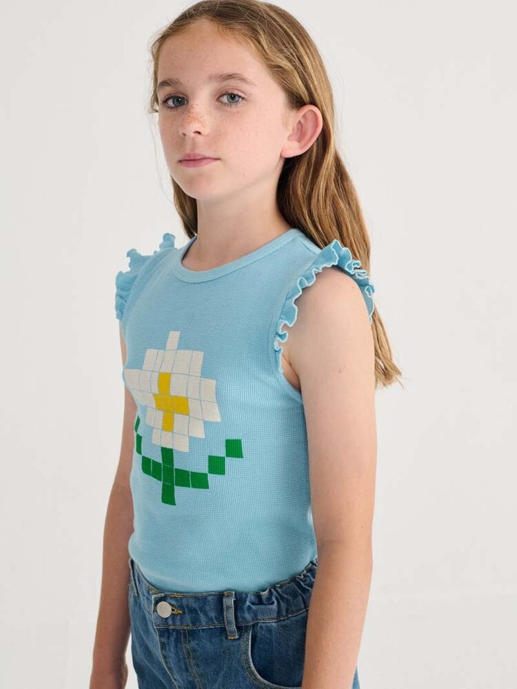 Bobo Choses  Pixel Daisy ruffled top