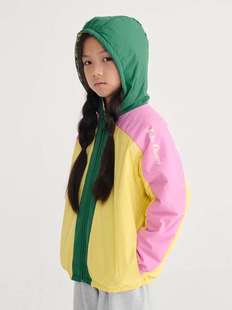 Bobo Choses  Color Herbalist all over reversible light anorak