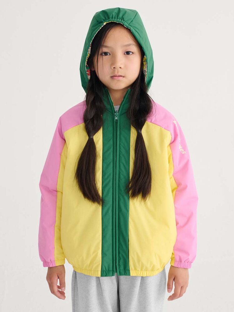 Bobo Choses  Color Herbalist all over reversible light anorak