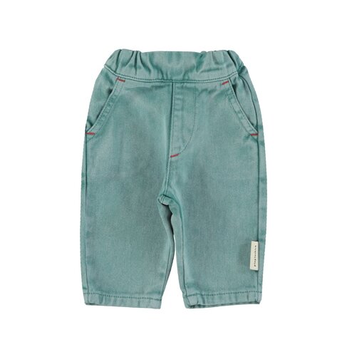 Piupiuchick baby trousers | washed green