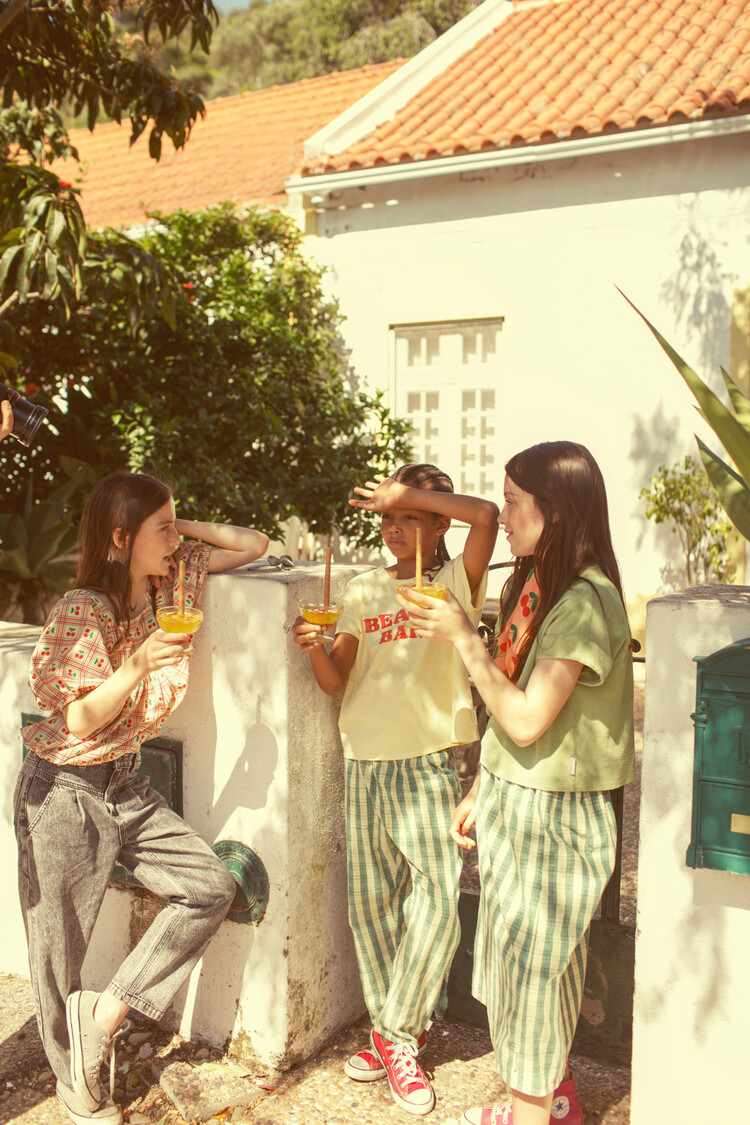 Piupiuchick mom fit trousers | washed black denim