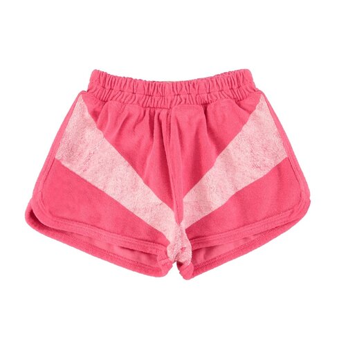 Piupiuchick shorts | pink w/ white stripes print