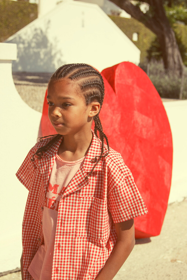 Piupiuchick t'shirt | light pink w/ "ma chérie" print