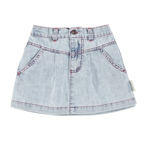 Piupiuchick short skirt | blue light denim