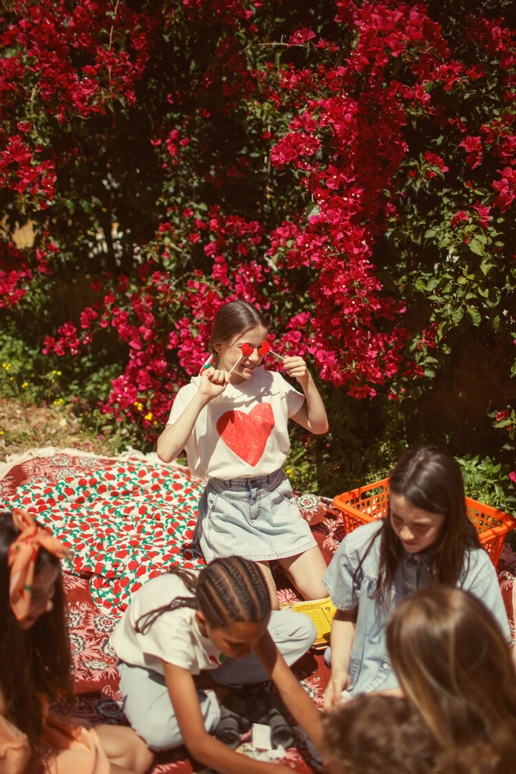 Piupiuchick short skirt | blue light denim