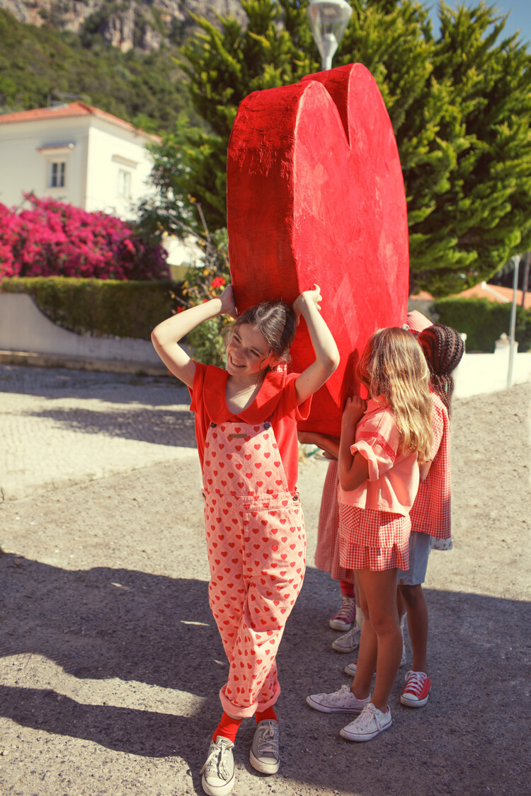 Piupiuchick shorts | red & ecru checkered