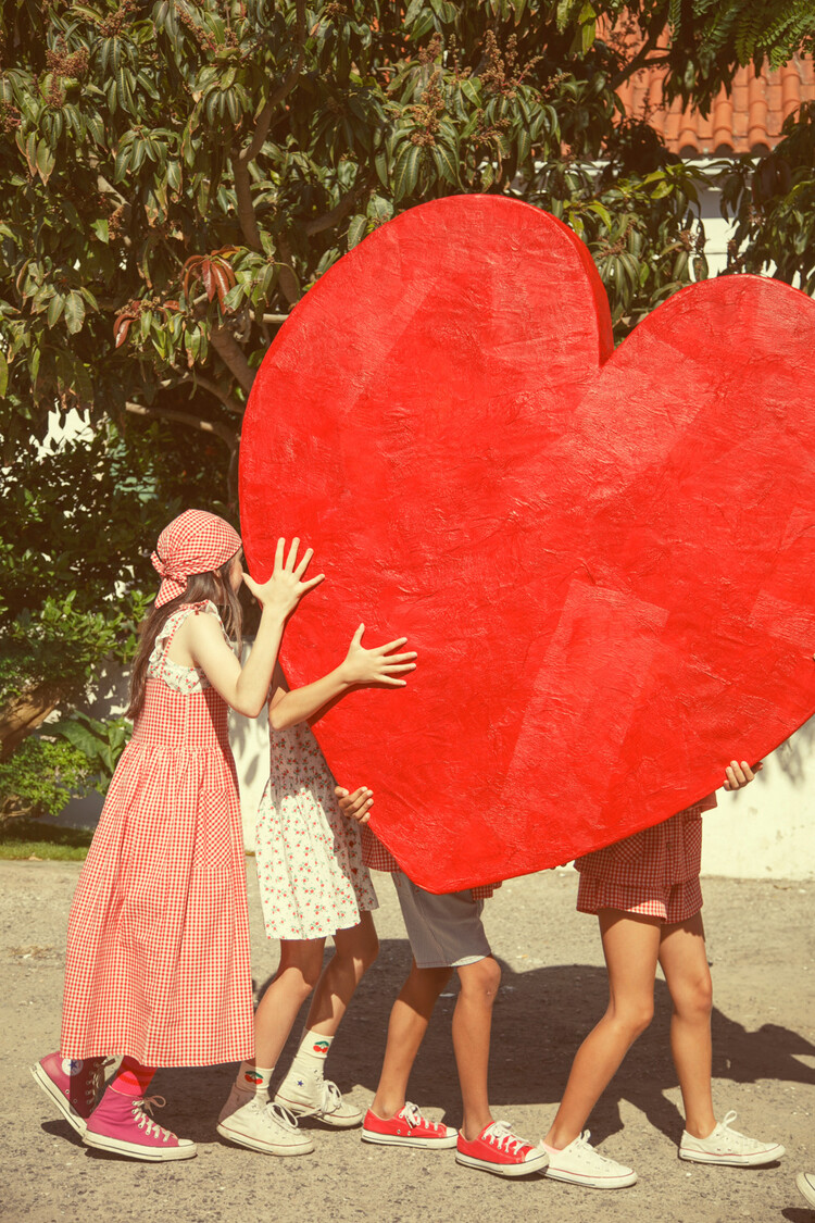 Piupiuchick socks | pink with red stripes