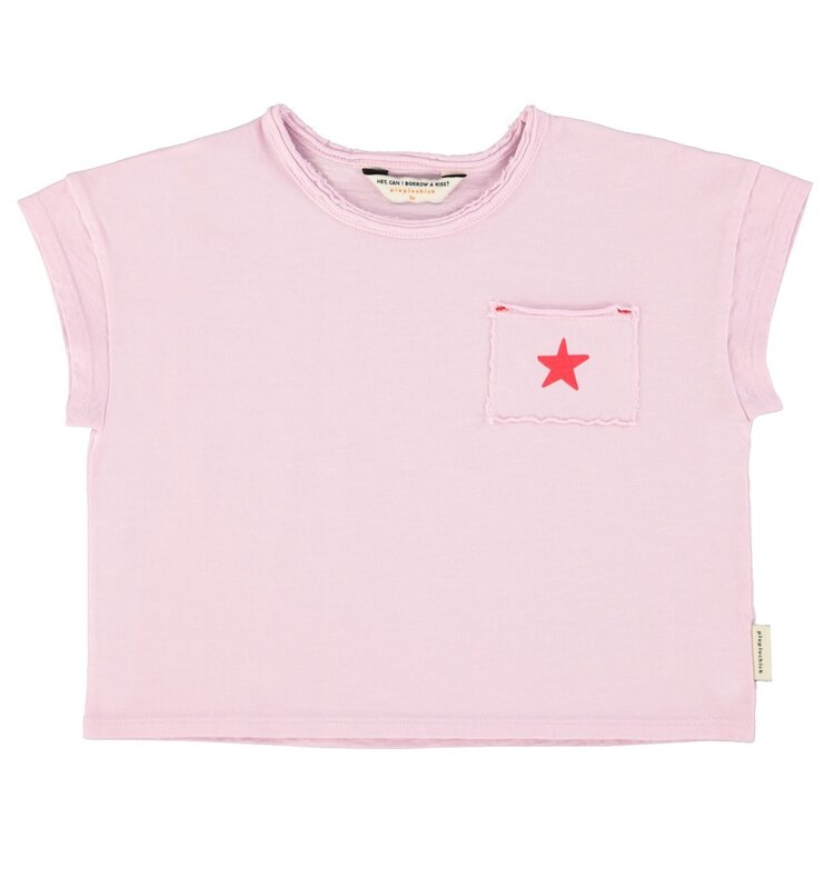 Piupiuchick t'shirt | lilac w/ "A" print