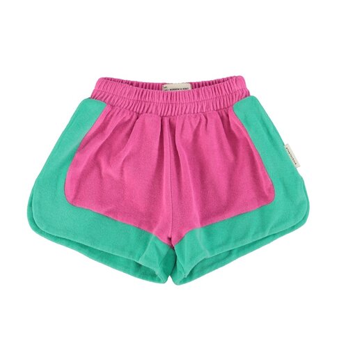 Piupiuchick shorts | fuchsia & green