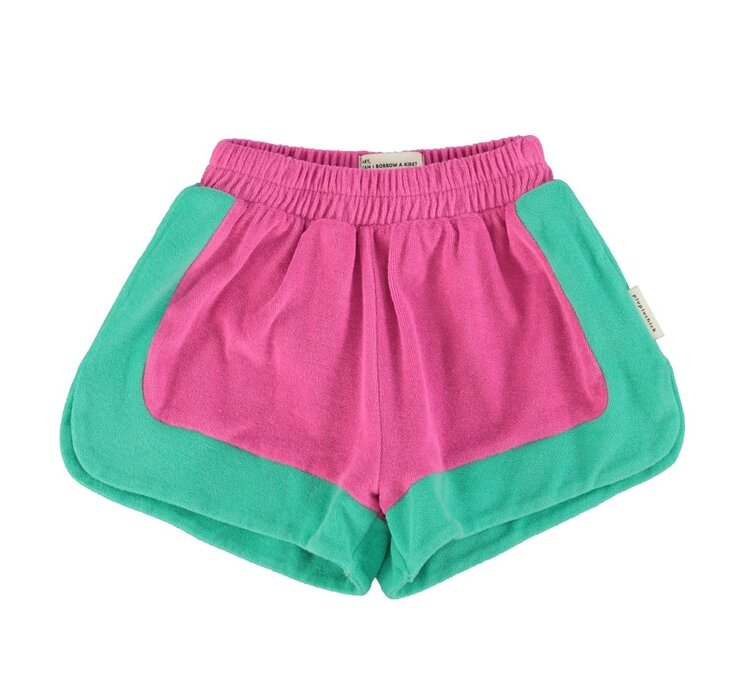 Piupiuchick shorts | fuchsia & green