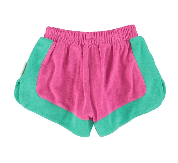 Piupiuchick shorts | fuchsia & green