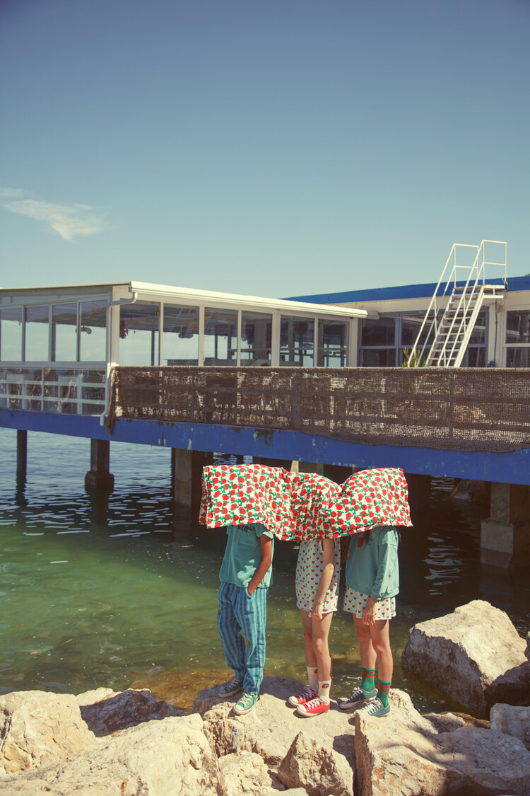 Piupiuchick  unisex trousers | blue & green checkered