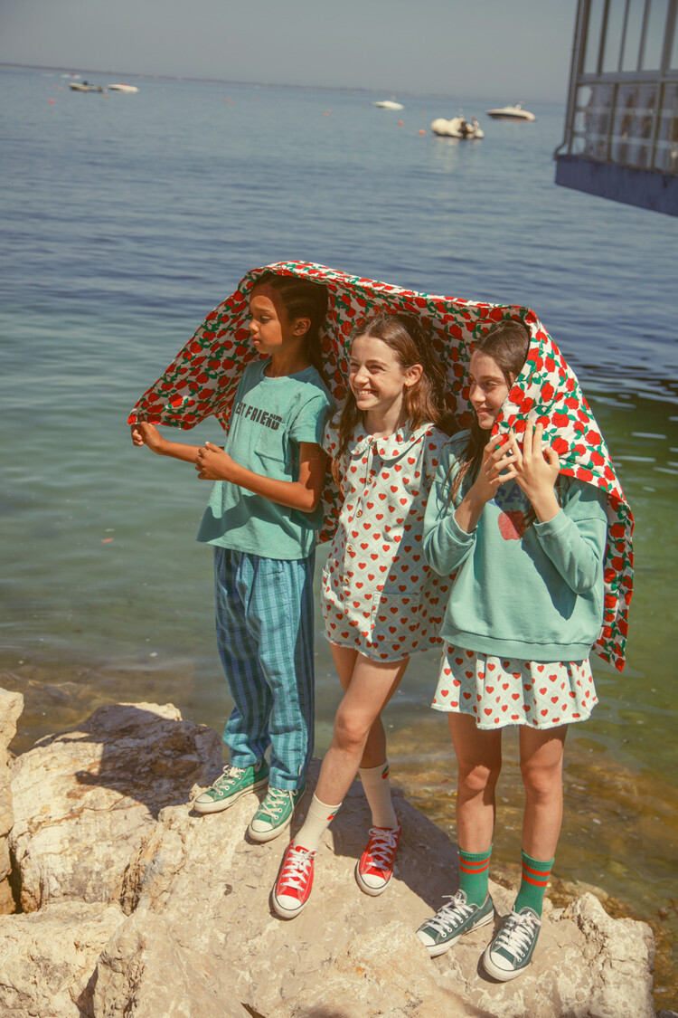 Piupiuchick  unisex trousers | blue & green checkered