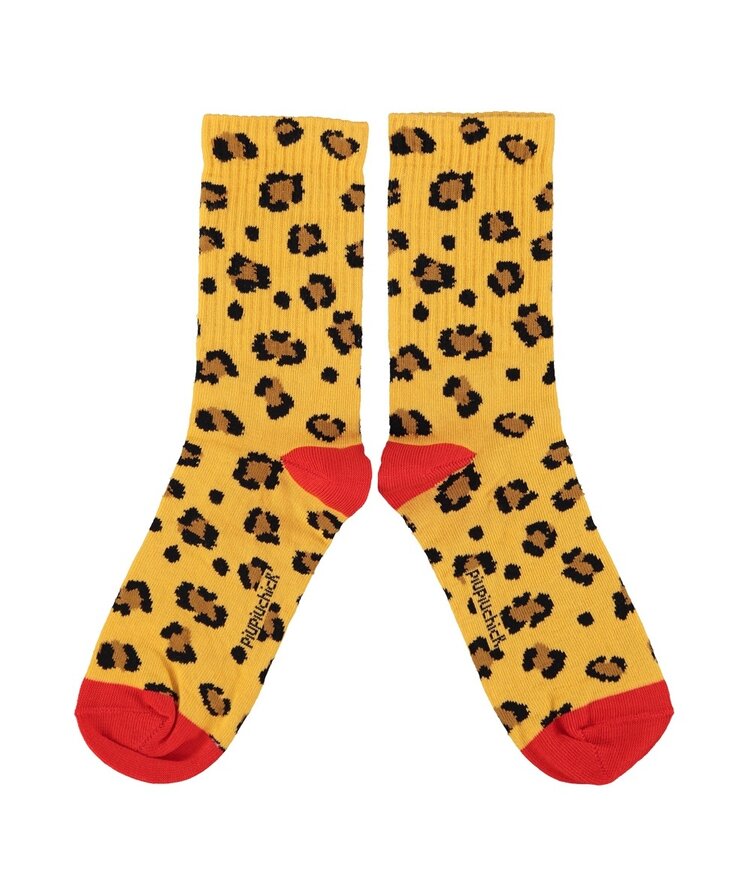 Piupiuchick socks | mustard animal print