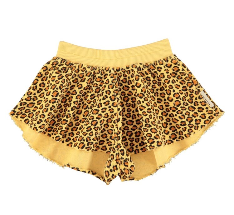 Piupiuchick shorts | mustard animal print