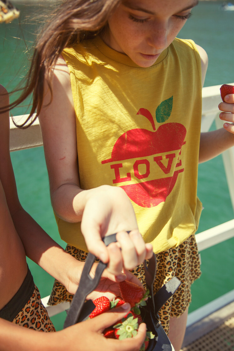 Piupiuchick shorts | mustard animal print