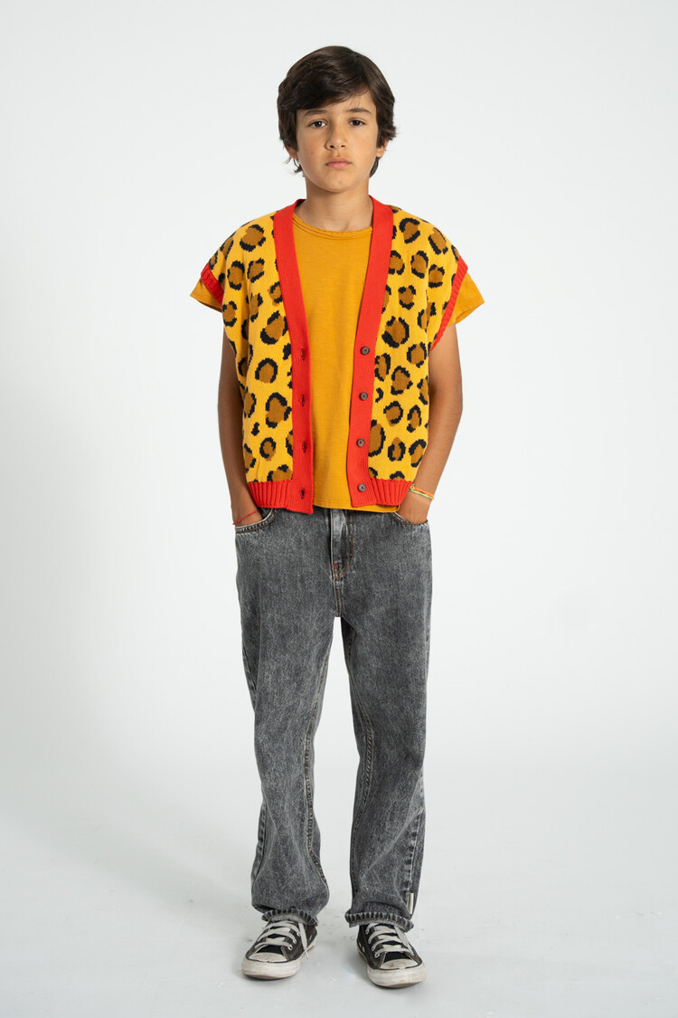 Piupiuchick t'shirt | camel w/ strawberry print