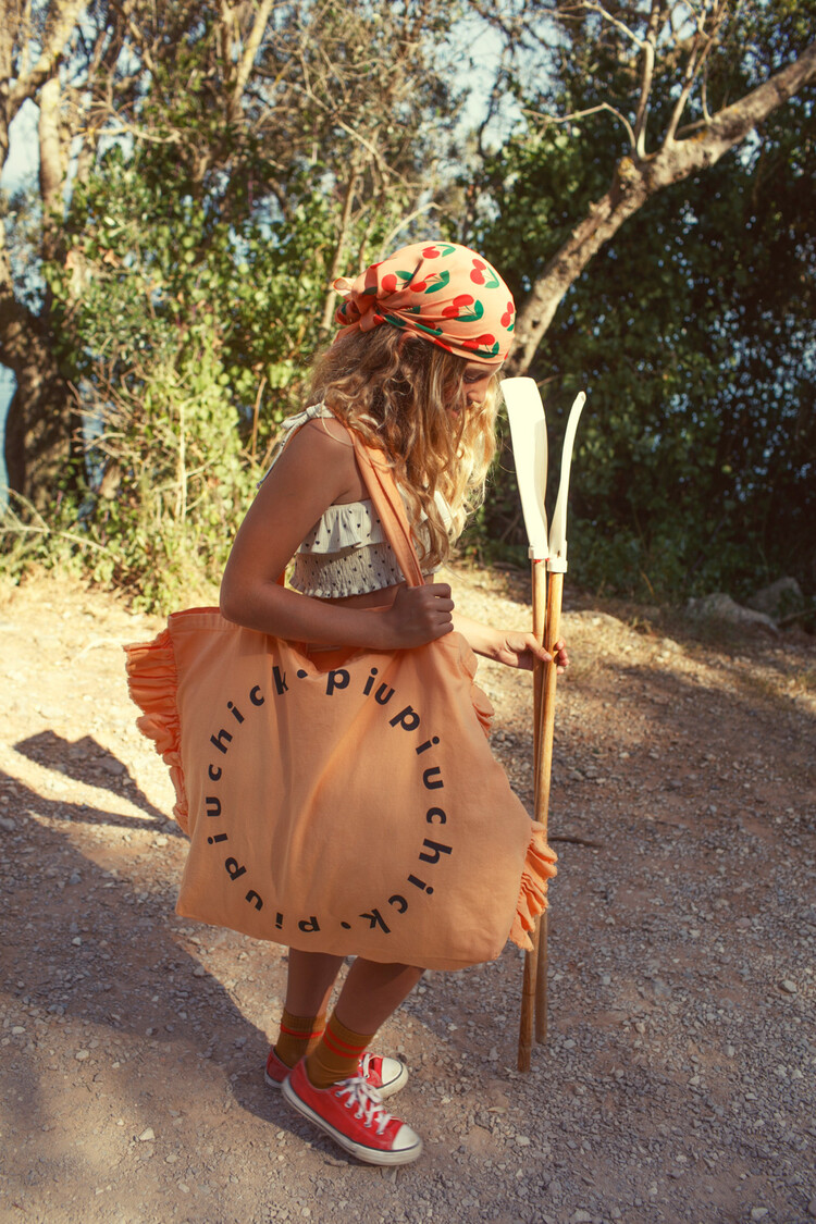 Piupiuchick socks | camel w/ red stripes