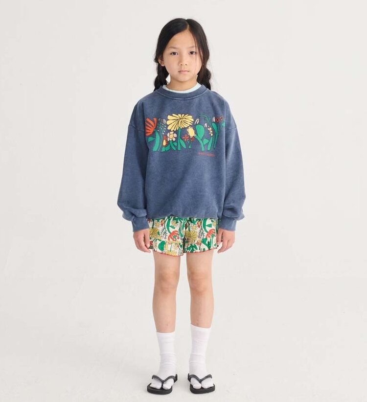 Bobo Choses  Color Herbalist all over woven shorts