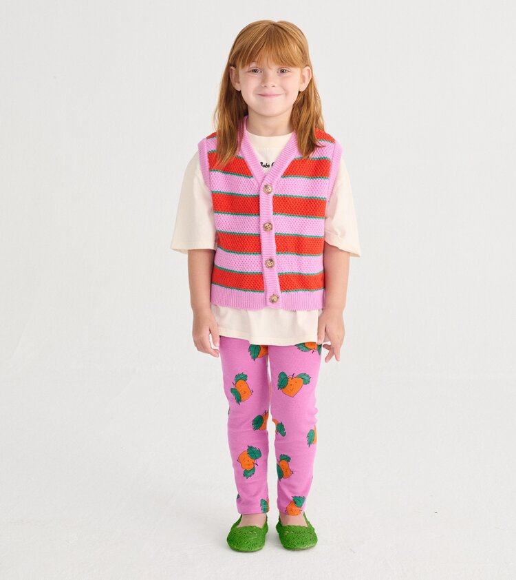 Bobo Choses BC Striped knitted vest