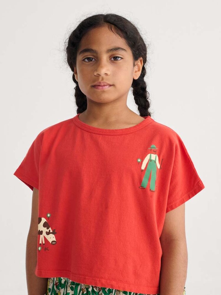 Bobo Choses Farm Adventure cropped T-shirt