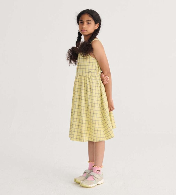 Bobo Choses Spicy Window Pane woven dress