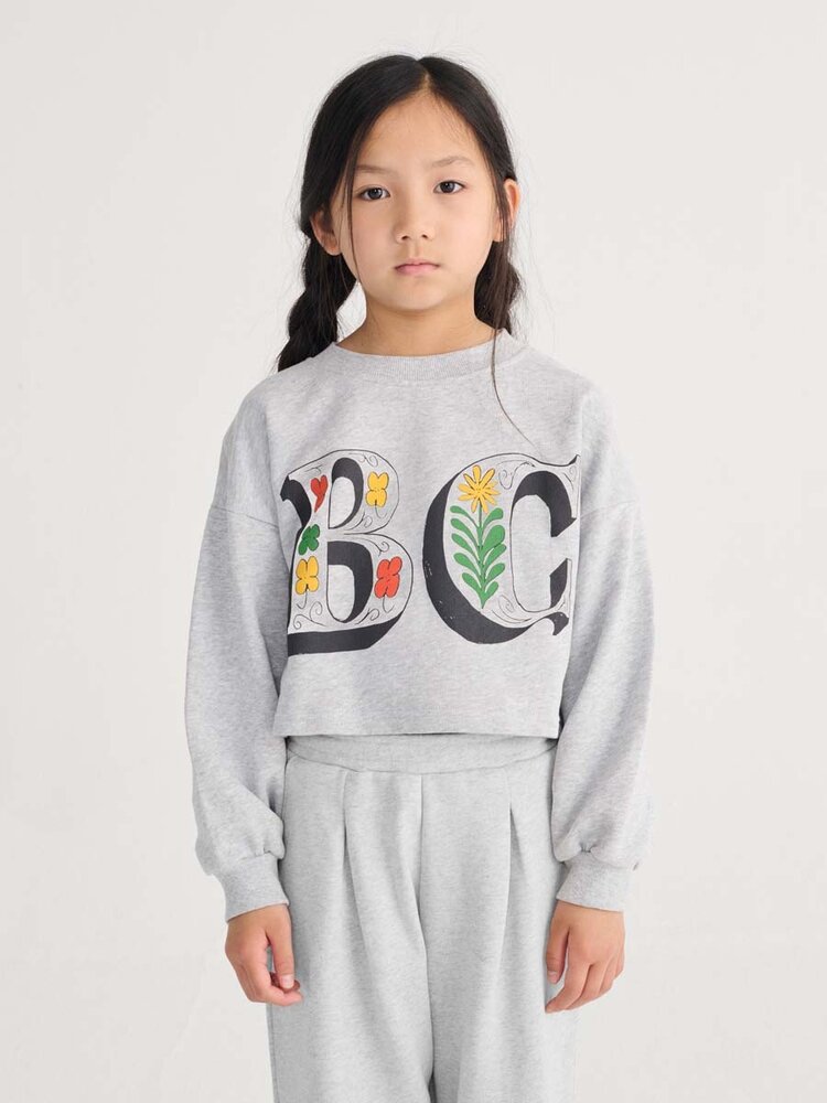Bobo Choses Spring Letters cropped sweatshirt